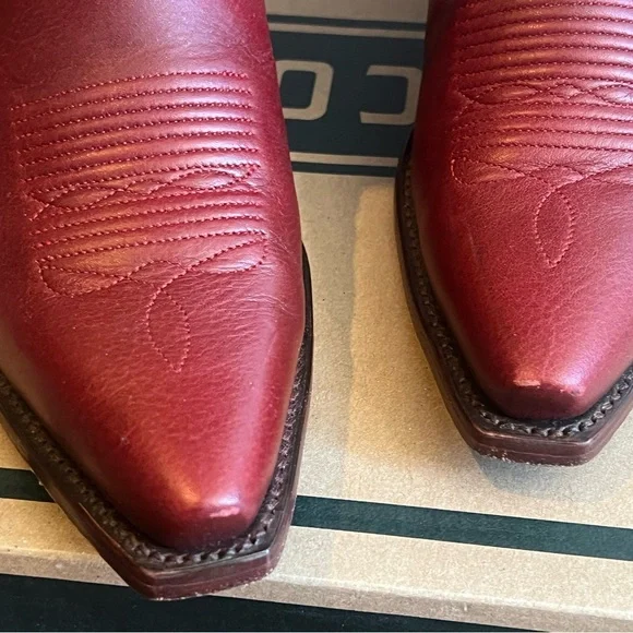 Tecovas Annies -Scarlet Red Western Boots 7B. - Picture 4 of 10
